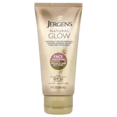 Jergens Skincare Natural Glow Face Moisturizer SPF 20 Medium to Deep