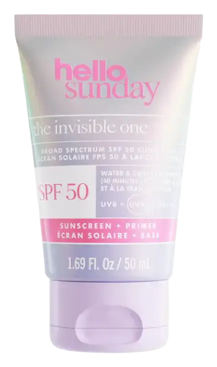 Hello Sunday The Invisible One SPF 50 Sunscreen + Primer With Hyaluronic Acid