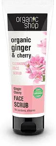 Organic Shop Cleansing Face Scrub Ginger & Cherry