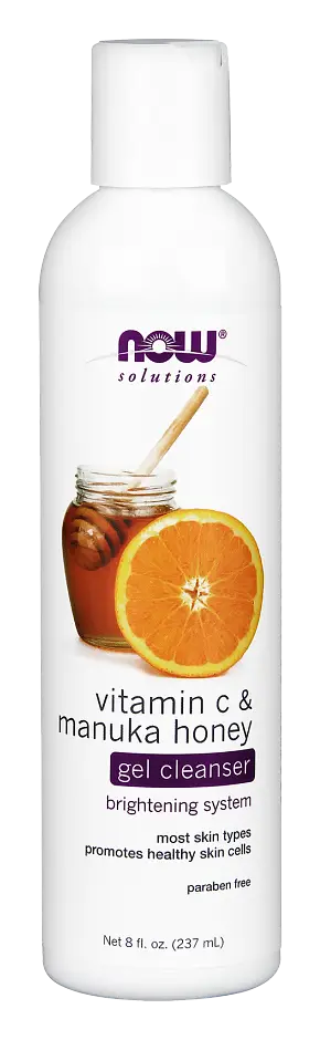 NOW Beauty Products Vitamin C & Manuka Honey Gel Cleanser