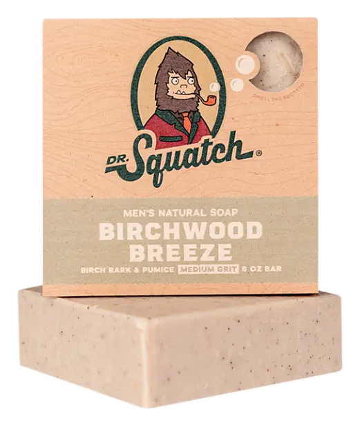 Dr. Squatch Birchwood Breeze Bar Soap