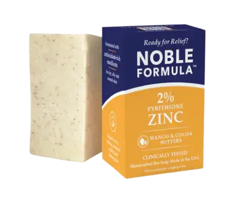 Noble Formula Mango & Cocoa Butter 2% Pyrithione Zinc (ZnP) Bar Soap