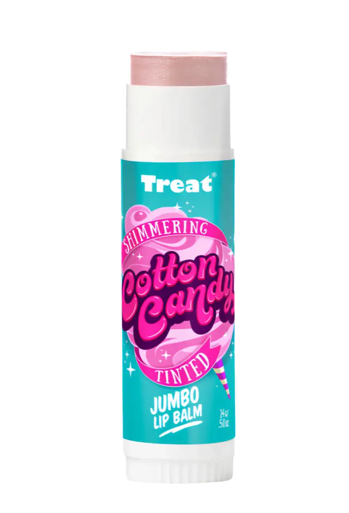 Treat Beauty Tinted Jumbo Lip Balm Shimmering Cotton Candy