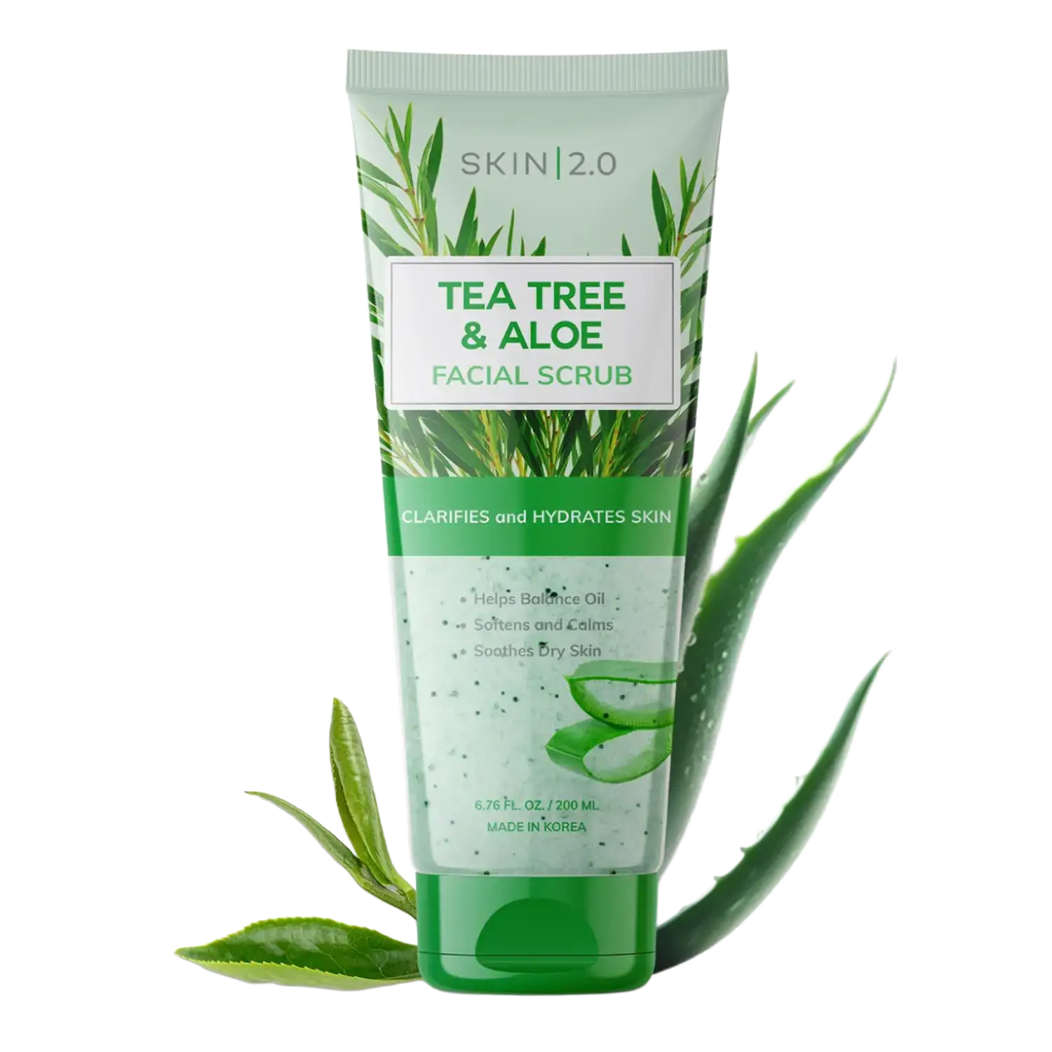 Skin 2.0 Tea Tree & Aloe Facial Scrub