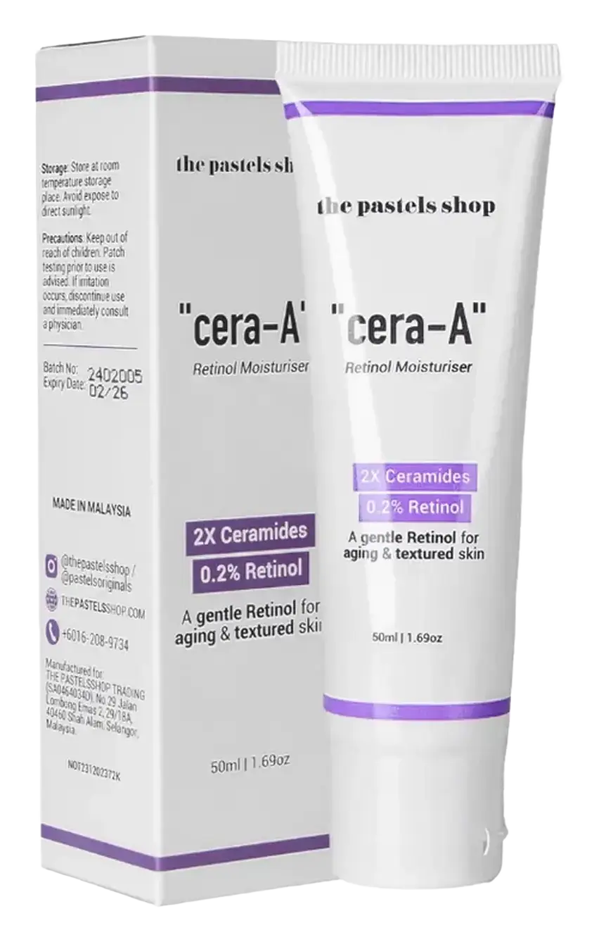 The Pastels Shop Cera-A Retinol Moisturiser
