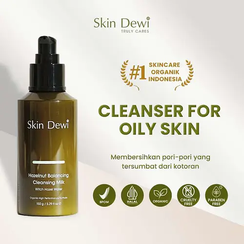Skin Dewi Hazelnut Cleansing Milk
