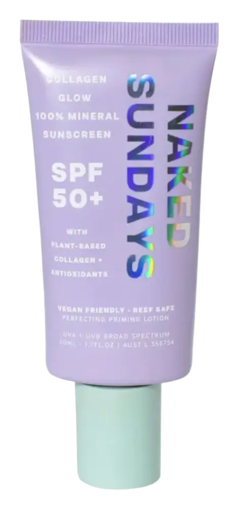 Naked Sundays Collagen Glow 100% Mineral Sunscreen SPF 50+