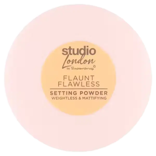 Superdrug Studio London Flaunt Flawless Setting Powder Banana