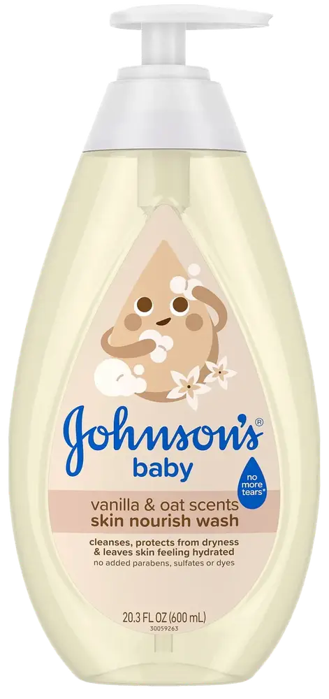Johnson's Baby Skin Nourish Wash Vanilla & Oat