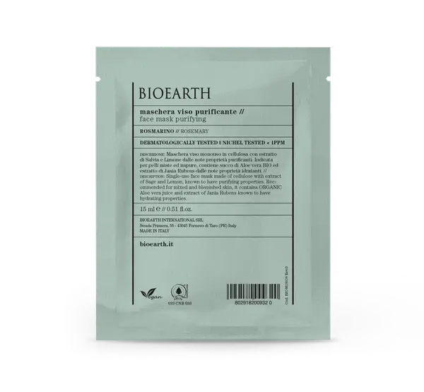 Bioearth Maschera Viso Purificante