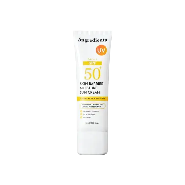 ongredients Skin Barrier Moisture Sun Cream SPF 50+