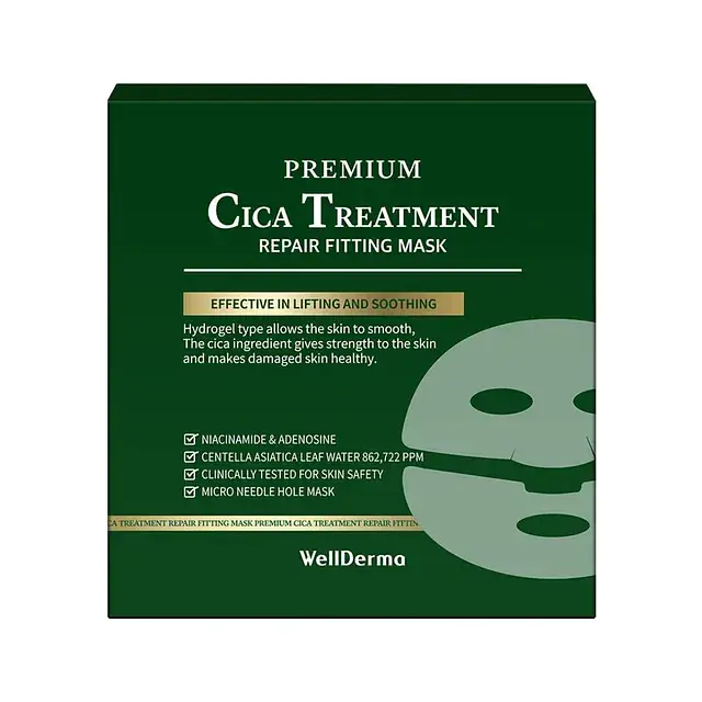 Wellderma Cica Treatment Repair Fitting Mask