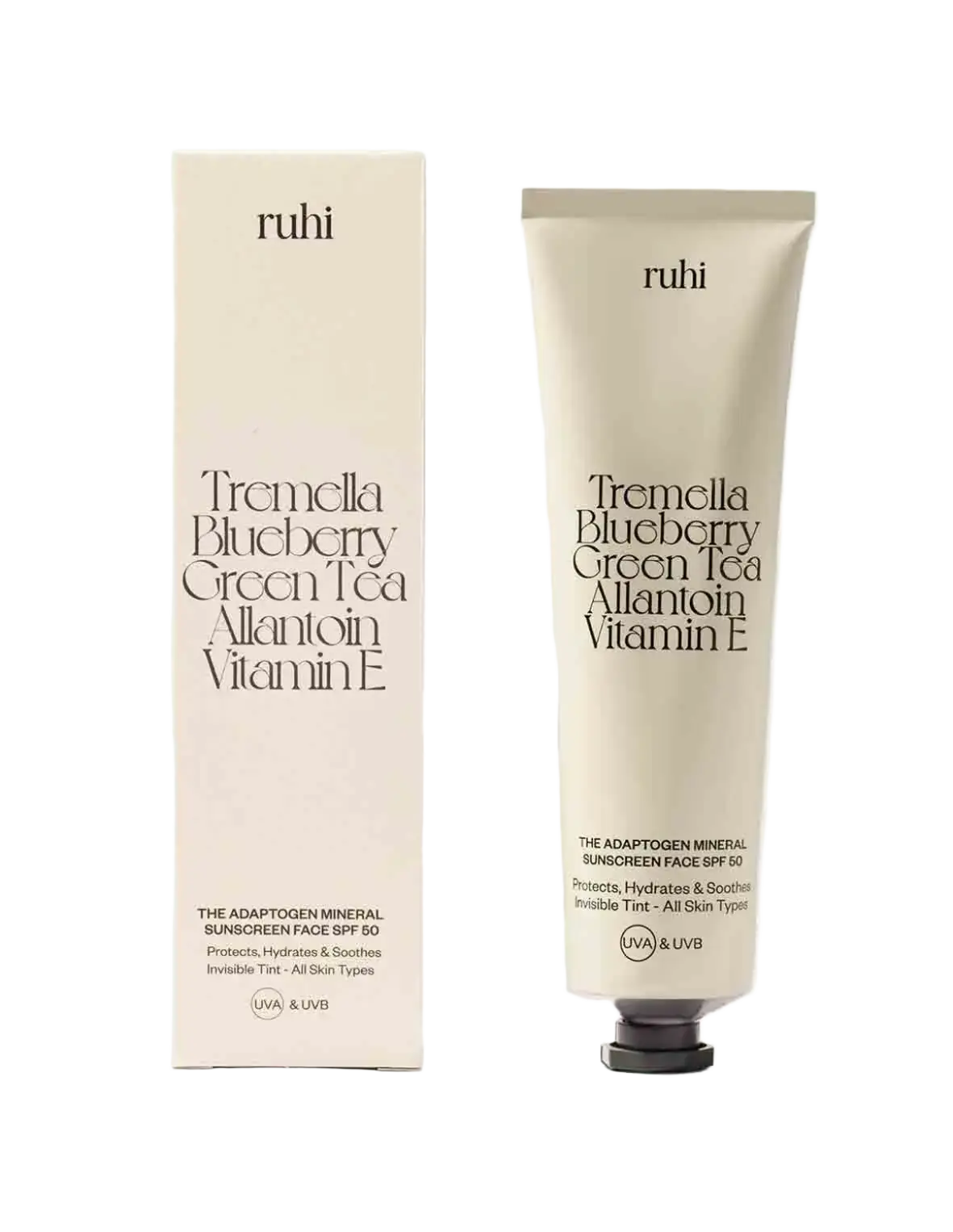 ruhi The Adaptogen Mineral Sunscreen Face SPF 50