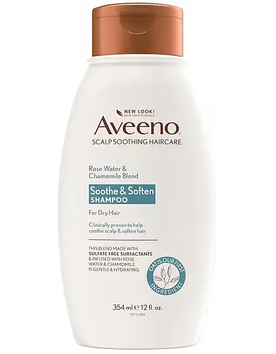 Aveeno Rose Water & Chamomile Blend Soothe & Soften Shampoo