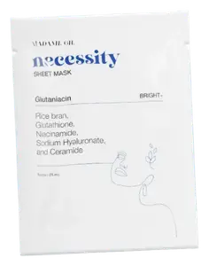 Madame Gie Necessity Sheet Mask Glutaniacin Bright+