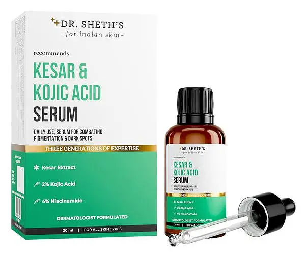 Dr. Sheth's Kesar And Kojic Acid Serum