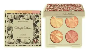 Revolution Beauty X Marilyn Monroe Eye Quad Eyeshadow Palette Pink Crystal