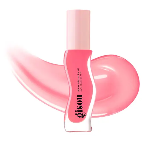 Gisou Honey Infused Lip Oil Raspberry Swirl