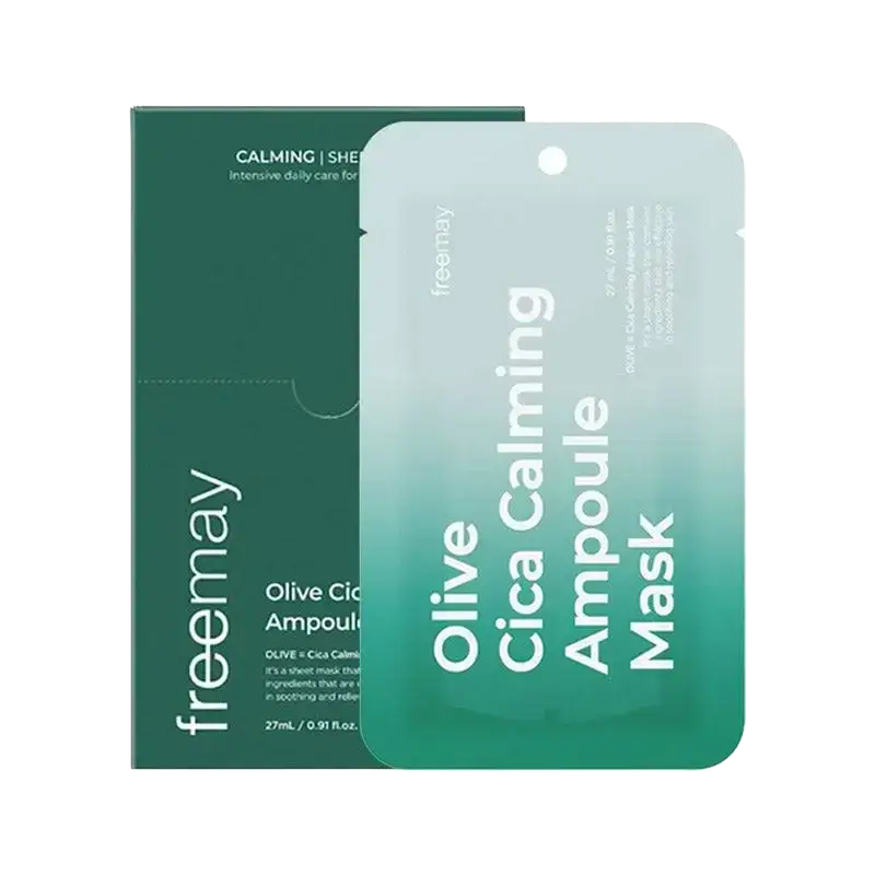Freemay Olive Cica Calming Ampoule Mask