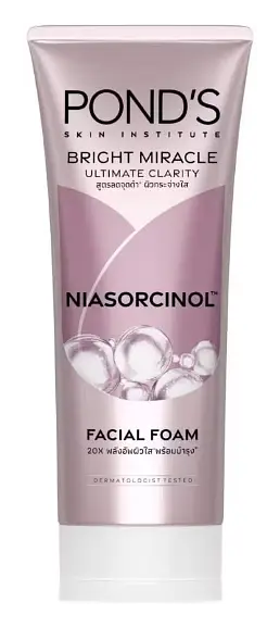 Pond's Bright Miracle Ultimate Clarity Niasorcinol Facial Foam Thailand