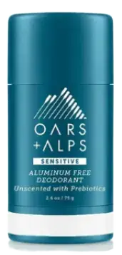 Oars + Alps Aluminum-Free Deodorant Unscented with Prebiotics