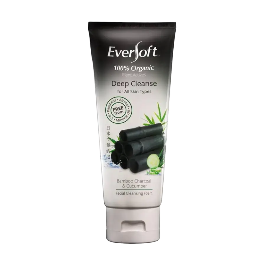 Eversoft Organic Bamboo Charcoal And Cucumber Deep Cleanse