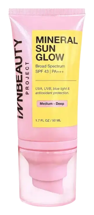 iNNBEAUTY PROJECT Mineral Sun Glow Broad Spectrum SPF 43 PA +++ Medium-Deep