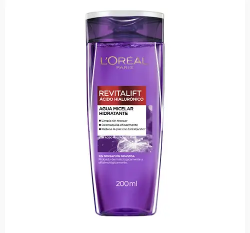 L'Oreal Revitalift Acido Hialuronico Agua Micelar Hidratante Mexico