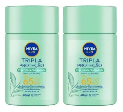 Nivea Tripla Proteção SPF 65 (Triple Fluid Sunscreen) Brazil