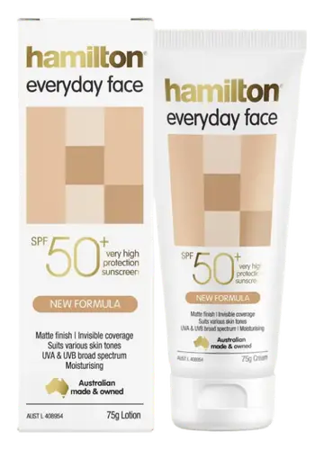 Hamilton Everyday Face Matte Invisible Sunscreen SPF 50+