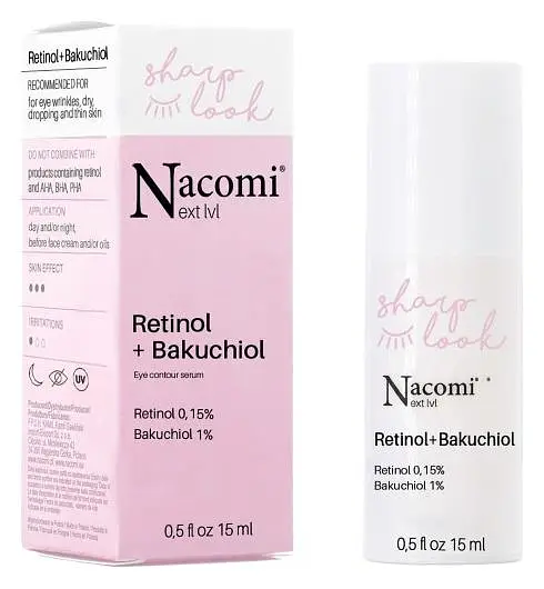 Nacomi Retinol + Bakuchiol Eye Contour Serum