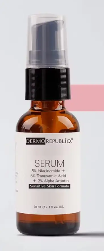 Dermorepubliq 5% Niacinamide + 3% Tranexamic Acid + 2% Alpha Arbutin Sensitive Skin Formula Serum