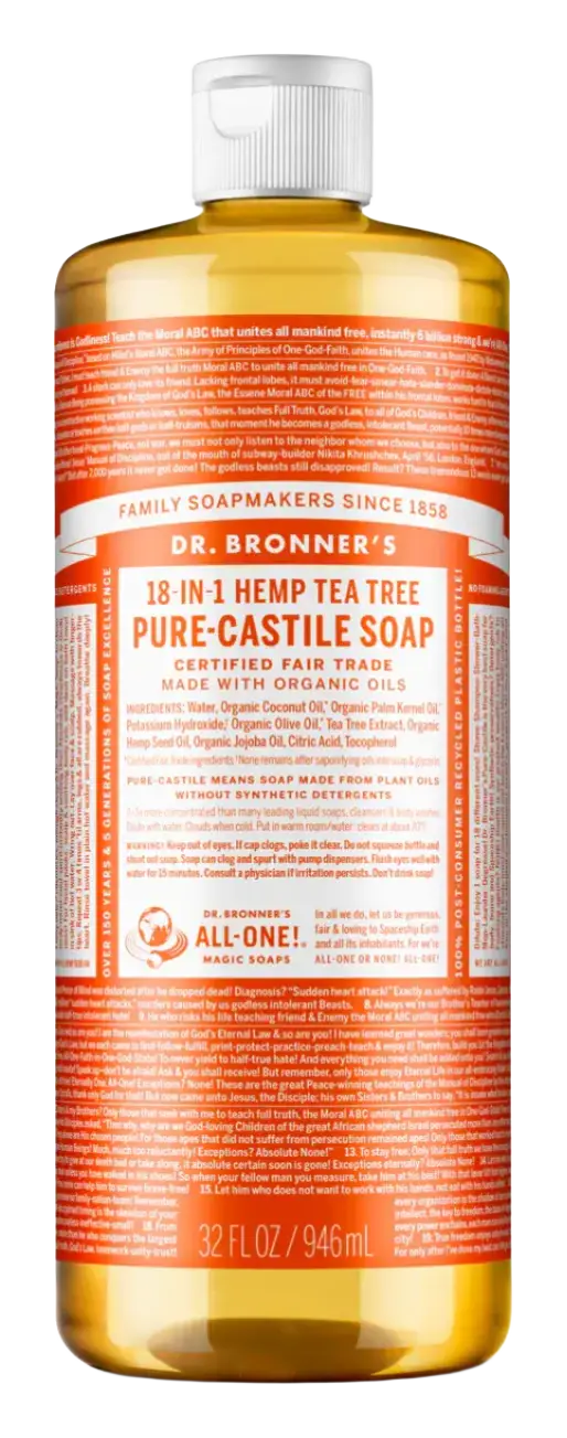 Dr. Bronner's Pure-Castile Liquid Soap Tea Tree