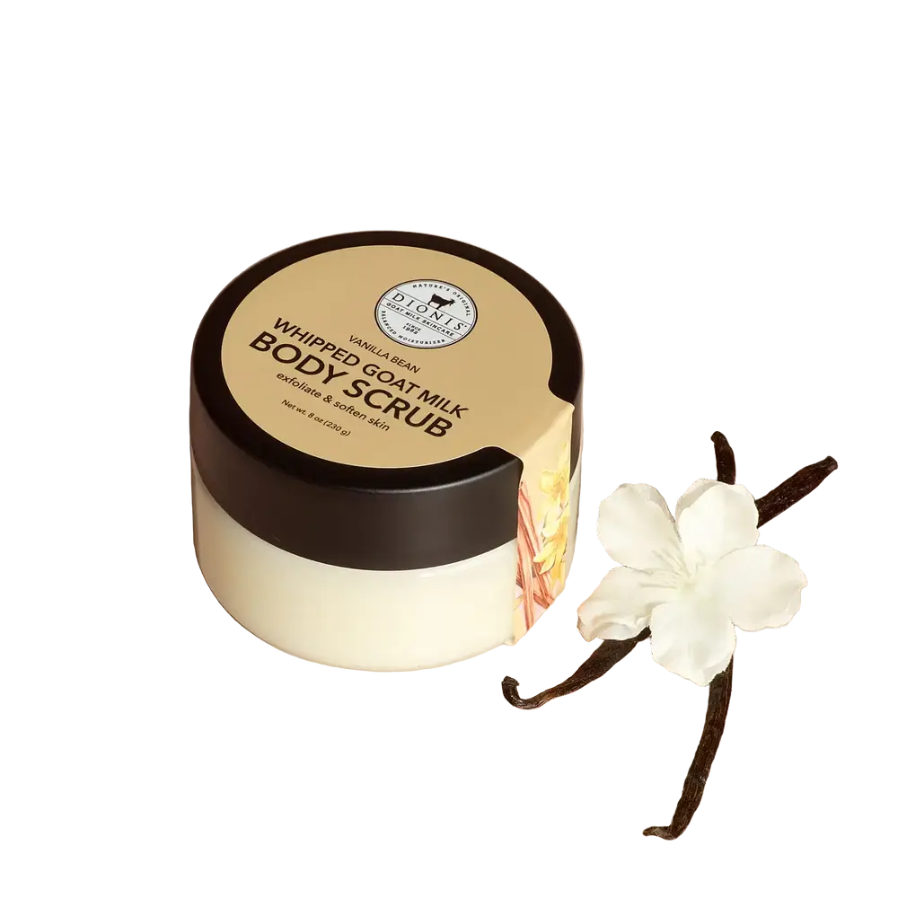 Dionis Whipped Goat Milk Body Scrub Vanilla Bean