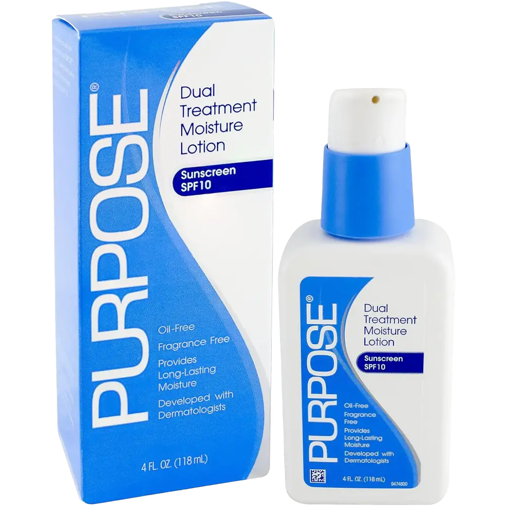 PURPOSE Dual Treatment Moisture Lotion SPF 10