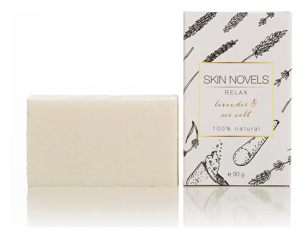 Skin Novels Relax Lavender & Sea Salt Natural Soap