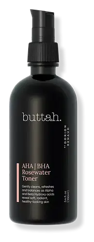Buttah Skin AHA/BHA Rosewater Toner
