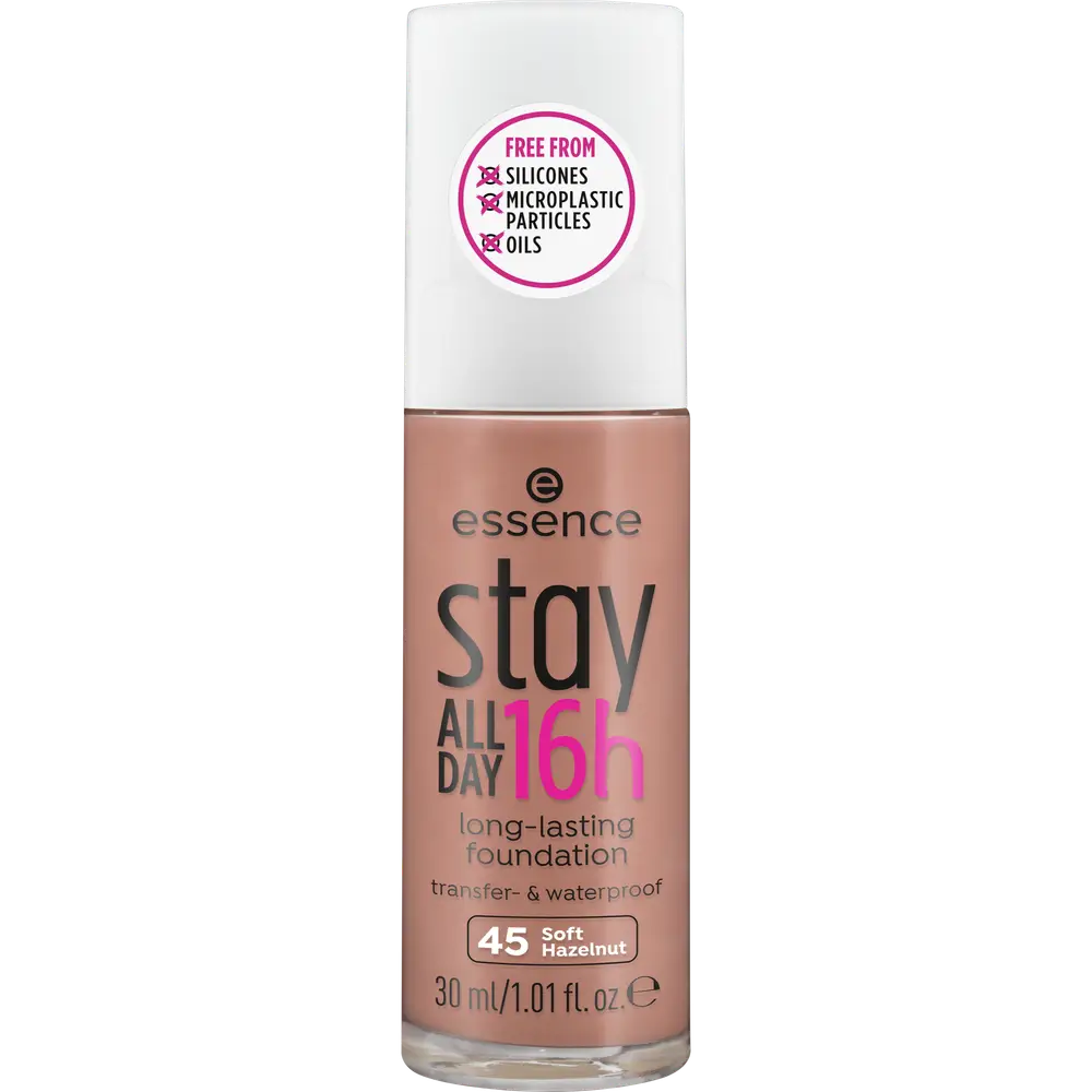 Essence Stay All Day 16h Long-Lasting Foundation 45 Soft Hazelnut