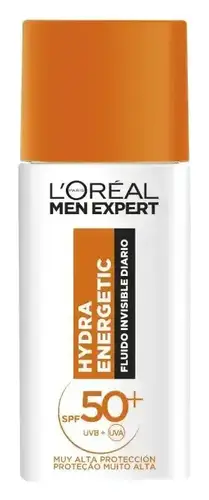 L'Oreal Men Expert Hydra Energetic Fluido Invisible Diario SPF 50+ Spain