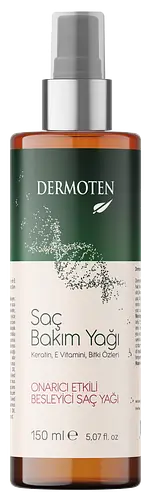Dermoten Hair Care Oil Keratin And Vitamin E