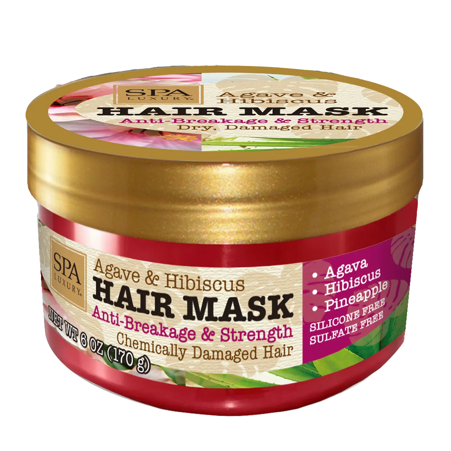 Spa Luxury Agave & Hibiscus Hair Mask