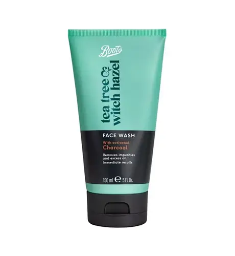 Boots Tea Tree & Witch Hazel Charcoal Facial Wash