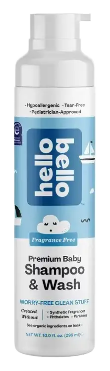 Hello Bello Extra Gentle Shampoo & Body Wash - Fragrance-Free