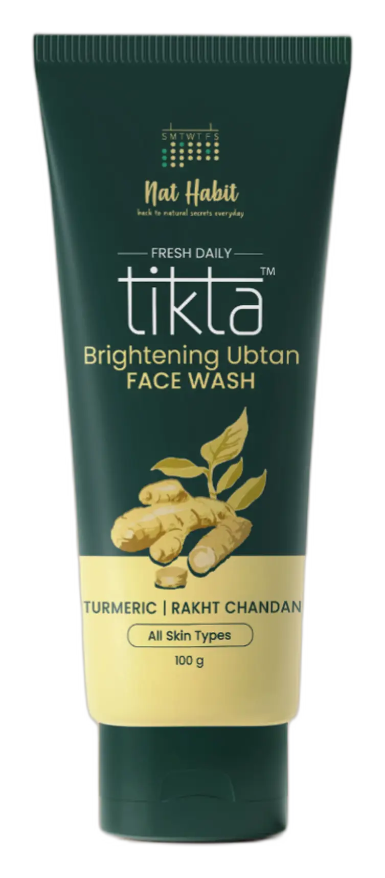 Nat Habit Brightening Ubtan Tikta Face Wash