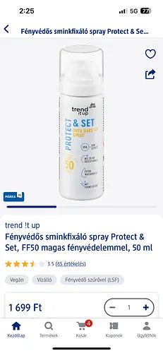 Trend !t Up Protect & set over make-up spray