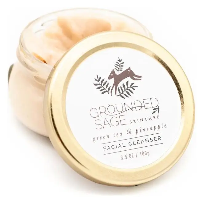 Grounded Sage Green Tea & Pineapple Facial Cleanser