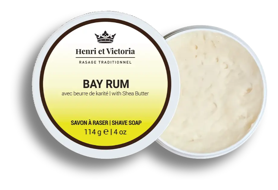 Henri Et Victoria Shave Soap Bay Rum