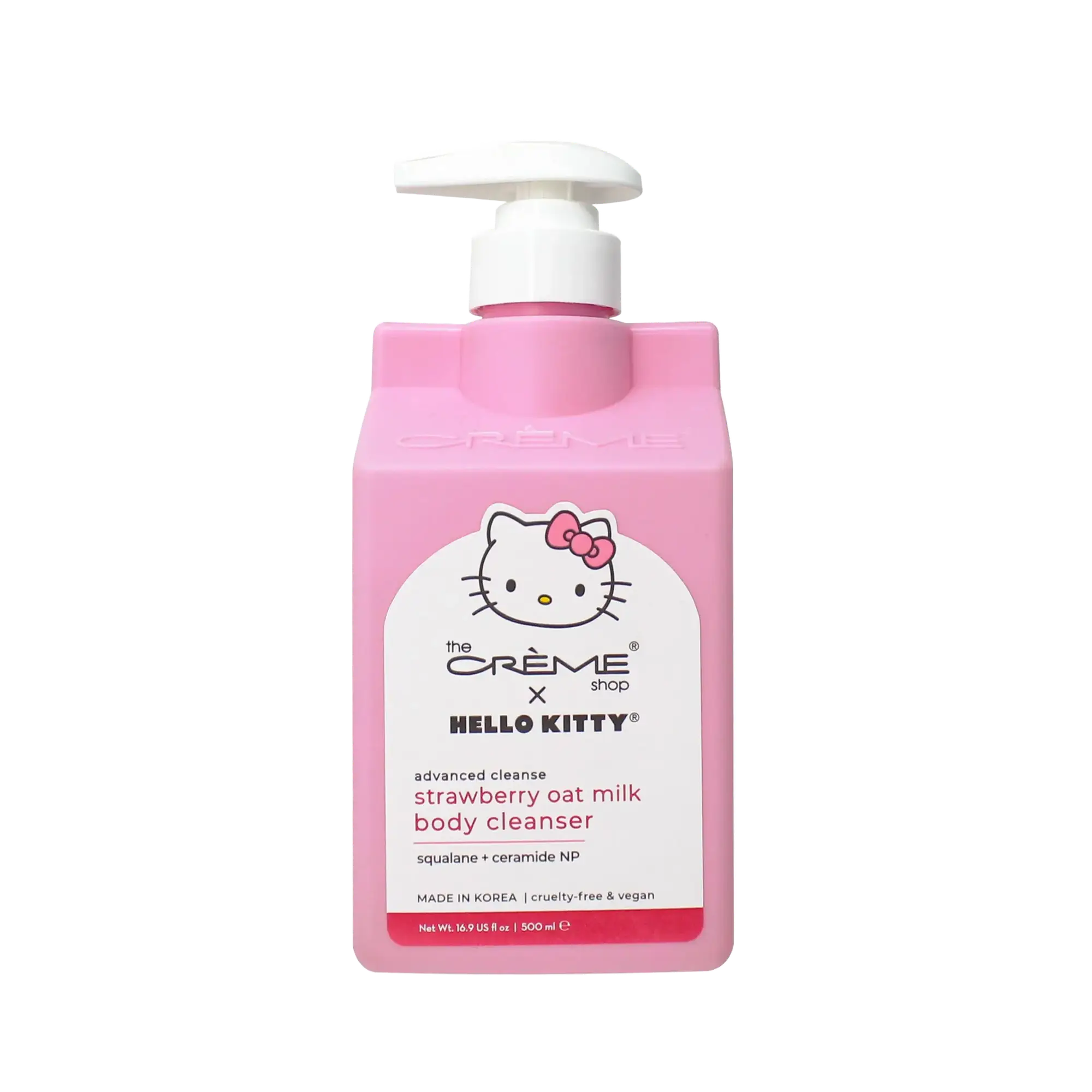 The Creme Shop Hello Kitty Advanced Cleanse Strawberry Oat Milk Body Cleanser
