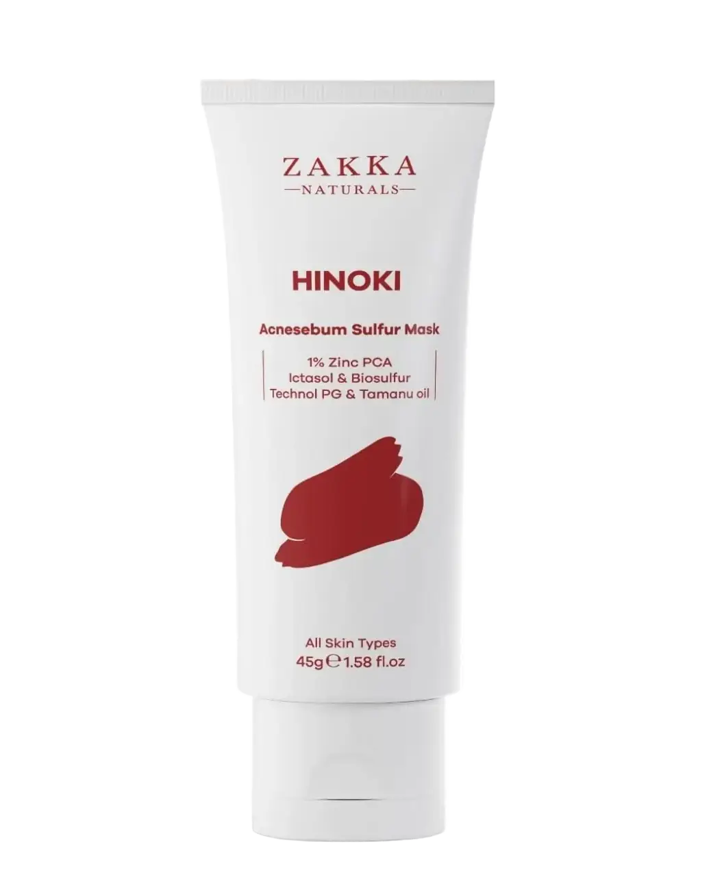 Zakka Naturals Hinoki Acnesebum Sulfur Mask