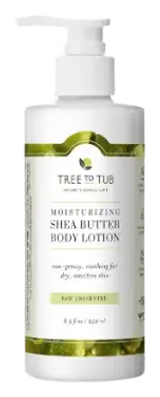 Tree to Tub Moisturizing Shea Butter Body Lotion Raw Unscented